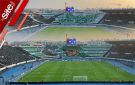 دوبل تيفو رائع لجماهير الرجاء في مباراة أولمبيك الدشيرة -فيديو - ma