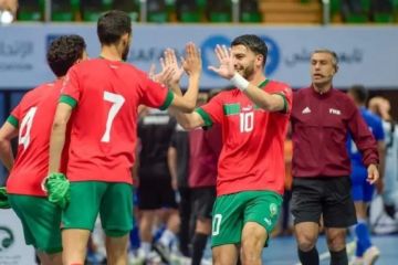 المنتخب المغربي للفوتسال يفوز بسباعية على طاجكستان المنتخب المغربي للفوتسال يفوز بسباعية على طاجكستان