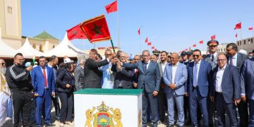 بركة يعطي دفعة جديدة لمشاريع البنية التحتية بميناء المهيريز احتفاء بالمسيرة الخضراء بركة يعطي دفعة جديدة لمشاريع البنية التحتية بميناء المهيريز احتفاء بالمسيرة الخضراء