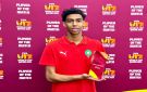 بلعروش يتوج بجائزة أفضل لاعب في مباراة المغرب وأمريكا
