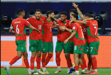 المغرب يتخطى سوريا ويبلغ نصف نهائي كأس العرب (فيديو) المغرب يتخطى سوريا ويبلغ نصف نهائي كأس العرب (فيديو)