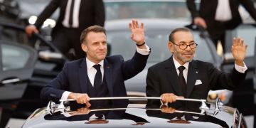 ماكرون يشيد بإعطاء الملك انطلاقة أشغال إنجاز الخط السككي فائق السرعة القنيطرة- مراكش ماكرون يشيد بإعطاء الملك انطلاقة أشغال إنجاز الخط السككي فائق السرعة القنيطرة- مراكش