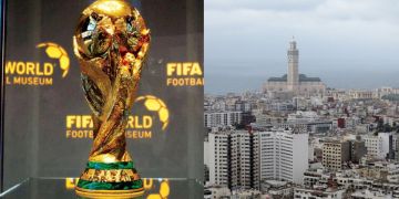 مجسم كأس العالم يحط الرحال في الدار البيضاء على هامش جولته العالمية مجسم كأس العالم يحط الرحال في الدار البيضاء على هامش جولته العالمية