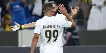 حمد الله يتحدث عن خلافه بشأن الرقم 9 مع بنزيما حمد الله يتحدث عن خلافه بشأن الرقم 9 مع بنزيما