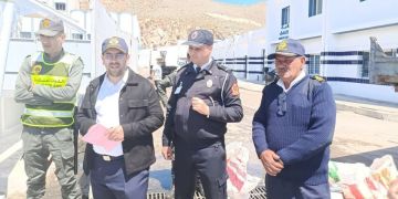 حملة نوعية لتحرير الملك العمومي بميناء الحسيمة
