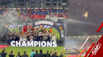 لحظات تاريخية والعاب نارية بعد تتويج نهضة بركان بطلا لكأس الكونفدرالية-فيديو