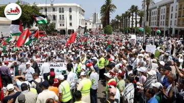 مسيرة الرباط تجدد رفض التطبيع وتحذر من مشروع إقليمي يستهدف الدول الداعمة لفلسطين (فيديو) مسيرة الرباط تجدد رفض التطبيع وتحذر من مشروع إقليمي يستهدف الدول الداعمة لفلسطين (فيديو)