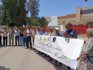 لجنة التضامن ببنسليمان تندد بمتابعات كيدية وتحتج ضد تكميم الأفواه