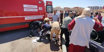 سائق ينجو بأعجوبة من الموت بعد انزلاق سيارته بمنعرجات الحسيمة