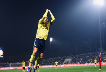 رونالدو يحطم الرقم القياسي لحمد الله ويكتب تاريخا جديدا مع النصر السعودي (فيديو) رونالدو يحطم الرقم القياسي لحمد الله ويكتب تاريخا جديدا مع النصر السعودي (فيديو)