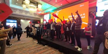 أطباء مغاربة ومن دول إفريقية يحتفلون في البيضاء بمرور المنتخب المغربي لنصف نهائي الكان