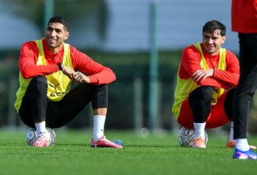 مدرب المغرب يكشف موقف حكيمي من المشاركة ضد تنزانيا.. ويفاجئ إبراهيم دياز