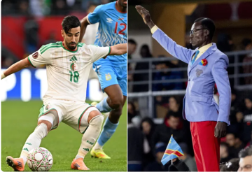 أول رد فعل من نجم الجزائر عمورة بعد اتهامه بإهانة أيقونة الكونغو الديمقراطية في كأس إفريقيا أول رد فعل من نجم الجزائر عمورة بعد اتهامه بإهانة أيقونة الكونغو الديمقراطية في كأس إفريقيا