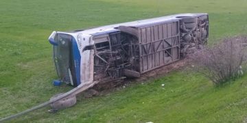 5 جرحى إثر انقلاب حافلة نواحي فاس