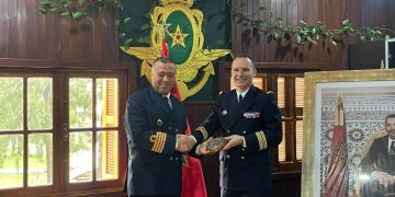 رسو فرقاطة فرنسية بميناء طنجة تحضيرا لتمرينات مشتركة مع البحرية الملكية