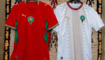 بلمسة تراثية عالمية.. بوما تكشف رسميا عن قميص أسود الأطلس لمونديال 2026 بلمسة تراثية عالمية.. بوما تكشف رسميا عن قميص أسود الأطلس لمونديال 2026