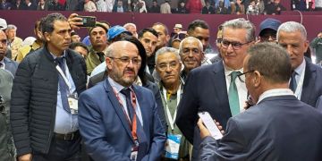 أخنوش يتفقد أروقة المعرض الدولي للفلاحة بمكناس أخنوش يتفقد أروقة المعرض الدولي للفلاحة بمكناس