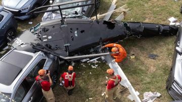 كارثة جوية في البرازيل.. مصرع 6 أشخاص بحادث تصادم مروحيتين كارثة جوية في البرازيل.. مصرع 6 أشخاص بحادث تصادم مروحيتين