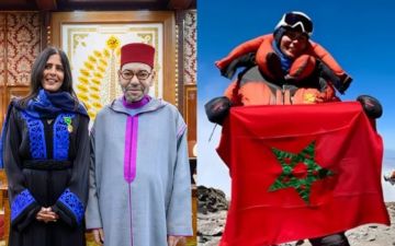 وسام ملكي لمتسلقة رفعت علم المغرب فوق أعلى قمم العالم وسام ملكي لمتسلقة رفعت علم المغرب فوق أعلى قمم العالم