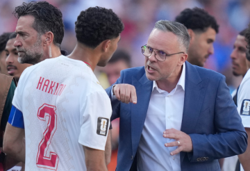 هدفنا التتويج بكأس العالم.. أول تعليق من محمد وهبي بعد تأهل المغرب لدور الـ32