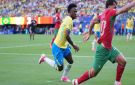 تعادل ناري بين المغرب والبرازيل في الشوط الأول