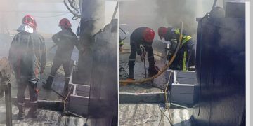 حريق مفاجئ يندلع داخل مركب للصيد ويثير الاستنفار بميناء العرائش حريق مفاجئ يندلع داخل مركب للصيد ويثير الاستنفار بميناء العرائش