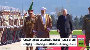 سلطان عمان في الجزائر لأول مرة