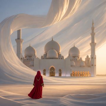 من الإمارات إلى قطر والبحرين والسعودية..وشاح أبيض يلف أبرز معالم الخليج