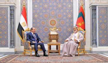 رئيس مصر وسلطان عمان يعقدان جلسة مباحثات موسعة