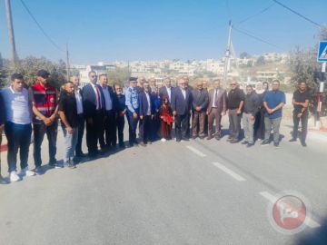 افتتاح مشروع تأهيل الشارع الرئيسي في بيت فجار افتتاح مشروع تأهيل الشارع الرئيسي في بيت فجار