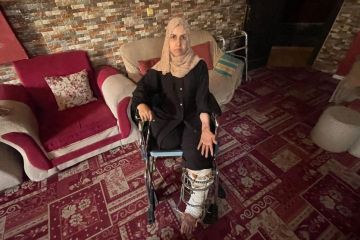 خاص بعد فقد أربع بنات وساق مبتورة.. حنين تصرخ من أجل الحياة