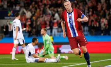 بالصور: النرويج تسحق إسرائيل بخماسية وسط أعلام فلسطينية