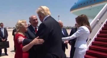 الرئيس ترمب يصل إلى تل أبيب ( صور ) الرئيس ترمب يصل إلى تل أبيب ( صور )