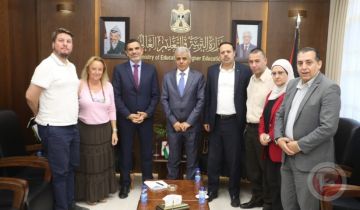  التربية تبحث مع اليونيسف سبل دعم التعليم وإعادة الإعمار في غزة 