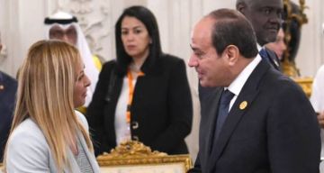 السيسي وميلوني يبحثان تطوير علاقات التعاون ودعم جهود استقرار الشرق الأوسط السيسي وميلوني يبحثان تطوير علاقات التعاون ودعم جهود استقرار الشرق الأوسط