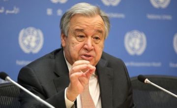 غوتيريش يرحب برأي العدل الدولية ويؤكد ضرورة دعم حق تقرير المصير للشعب الفلسطيني غوتيريش يرحب برأي العدل الدولية ويؤكد ضرورة دعم حق تقرير المصير للشعب الفلسطيني