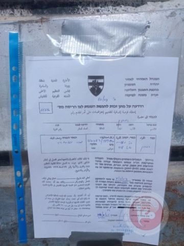 الاحتلال يستهدف آبار المياه ويسلم إخطارات هدم في خربة أصفي بمسافر يطا