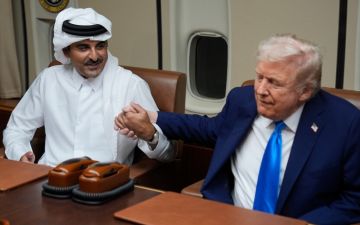 ترامب يلتقي أمير قطر: الدوحة سترسل قوات إلى غزة إذا لزم الأمر ترامب يلتقي أمير قطر: الدوحة سترسل قوات إلى غزة إذا لزم الأمر