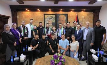 أريحا: استقبال بعثة المنتخب للمواي تاي الفائزة في الألعاب الآسيوية للشباب أريحا: استقبال بعثة المنتخب للمواي تاي الفائزة في الألعاب الآسيوية للشباب