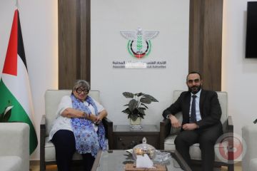 الاتحاد الفلسطيني للهيئات المحلية يبحث مع مورغانتيني تعزيز الحراك البلدي ودعم الحق في التنمية الاتحاد الفلسطيني للهيئات المحلية يبحث مع مورغانتيني تعزيز الحراك البلدي ودعم الحق في التنمية