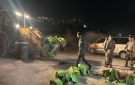 ضبط كميات كبيرة من المواد الغذائية المنتهية الصلاحية والدخان المهرب شمال غرب الخليل - ps