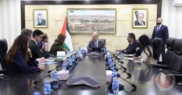 مصطفى يبحث مع وفد من المجلس الأوروبي آخر المستجدات