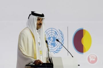 أمير قطر يدعو لدعم الشعب الفلسطيني ومعالجة آثار الحرب الكارثية أمير قطر يدعو لدعم الشعب الفلسطيني ومعالجة آثار الحرب الكارثية