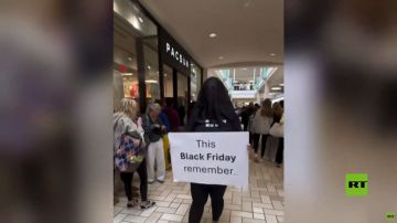 فعالية داعمة لغزة في واشنطن خلال الجمعة السوداء