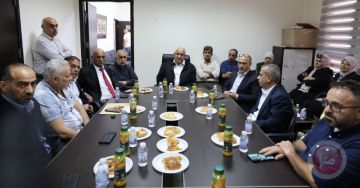 وزير الداخلية يلتقي لجان السلم الأهلي في محافظة نابلس