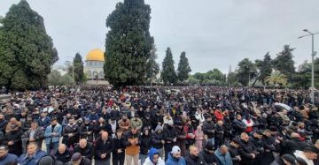 70 ألفا يؤدون صلاة الجمعة بالمسجد الأقصى المبارك 70 ألفا يؤدون صلاة الجمعة بالمسجد الأقصى المبارك