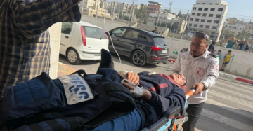 إصابة مسعفين وصحفيين في هجوم لمستوطنين جنوب نابلس