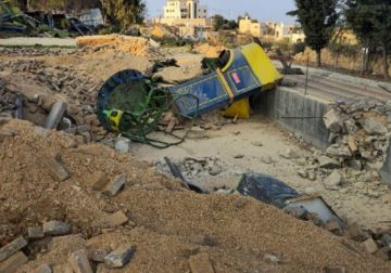 الاحتلال يهدم ويجرف متنزها في القبيبة شمال غرب القدس