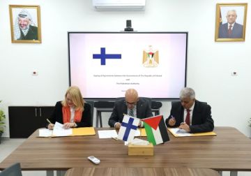 فلسطين وفنلندا توقعان اتفاقيتين لدعم التعليم والصحة
