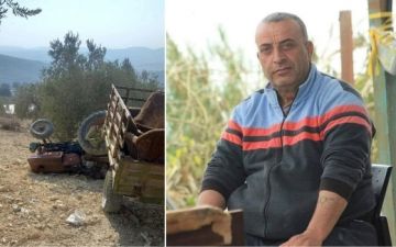 مصرع مواطن بانقلاب جرار زراعي شمال نابلس